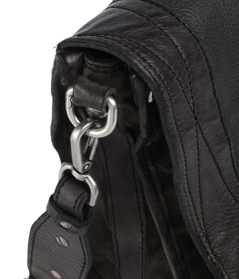 Crossbody Canvas Bag in Grey