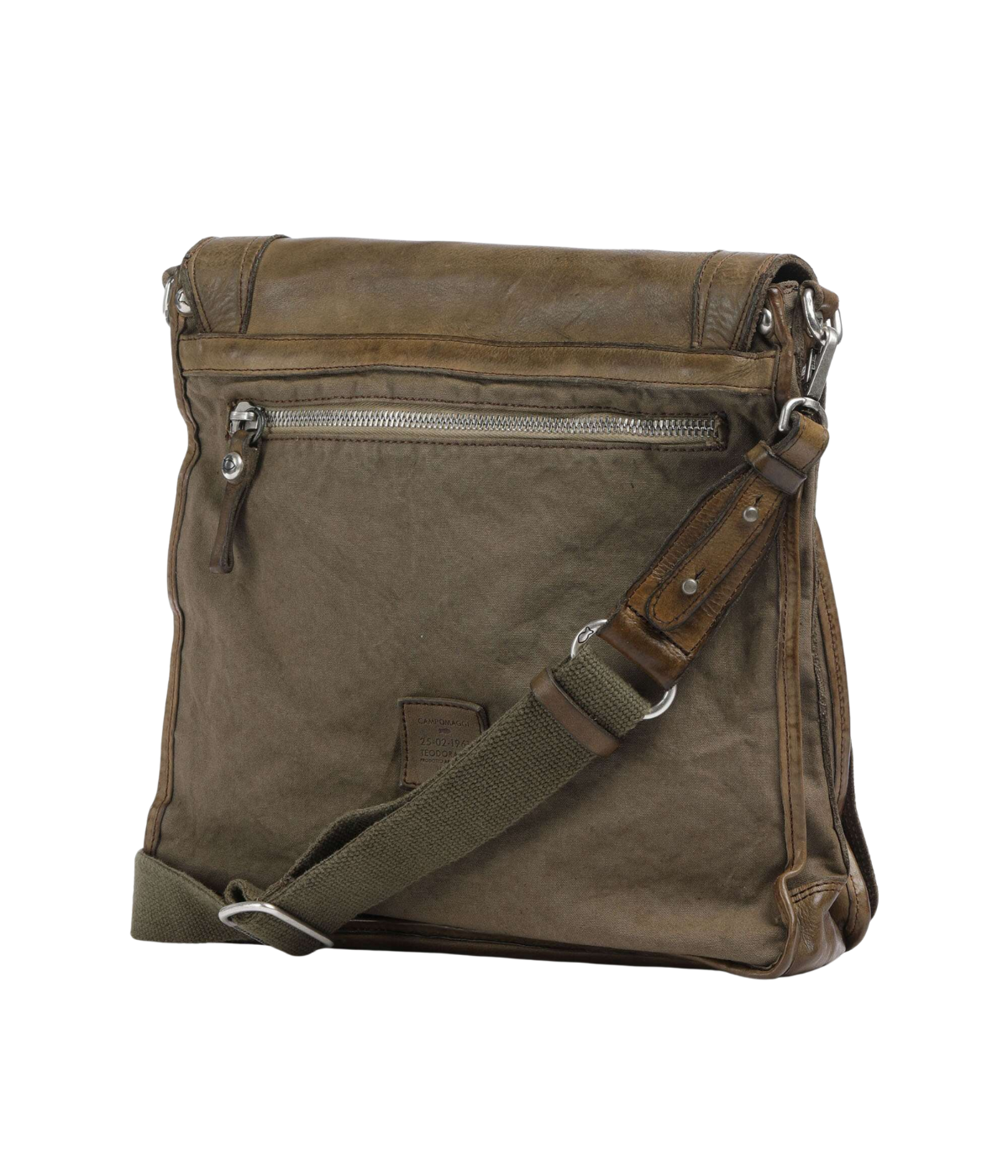 Crossbody Canvas Bag in Military