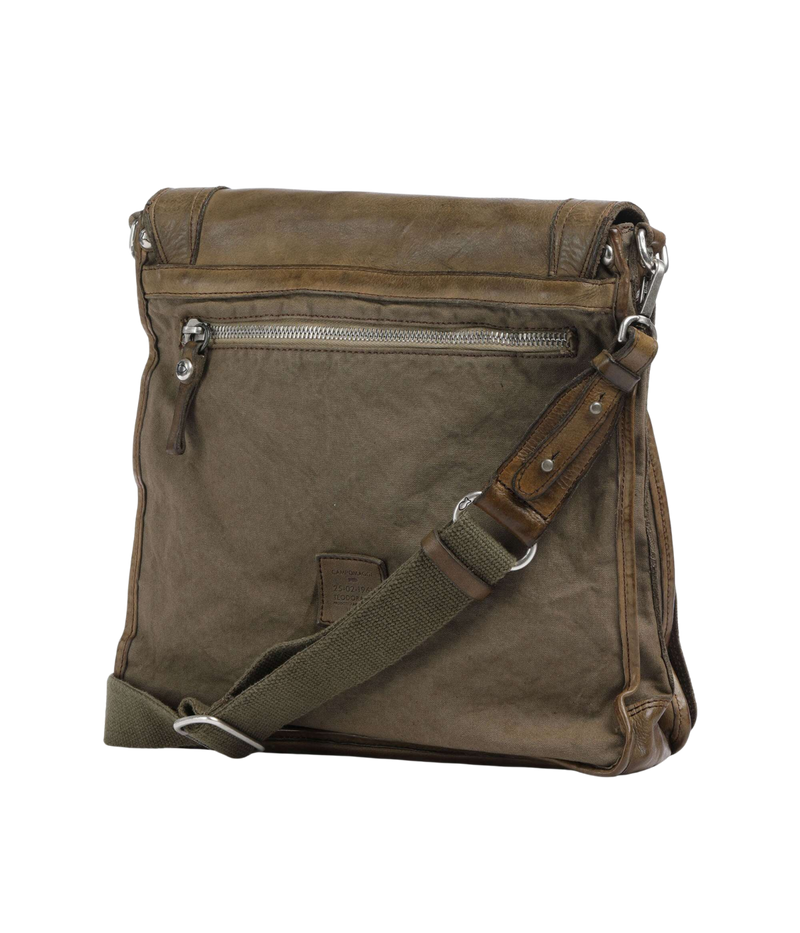 Crossbody Canvas Bag in Military