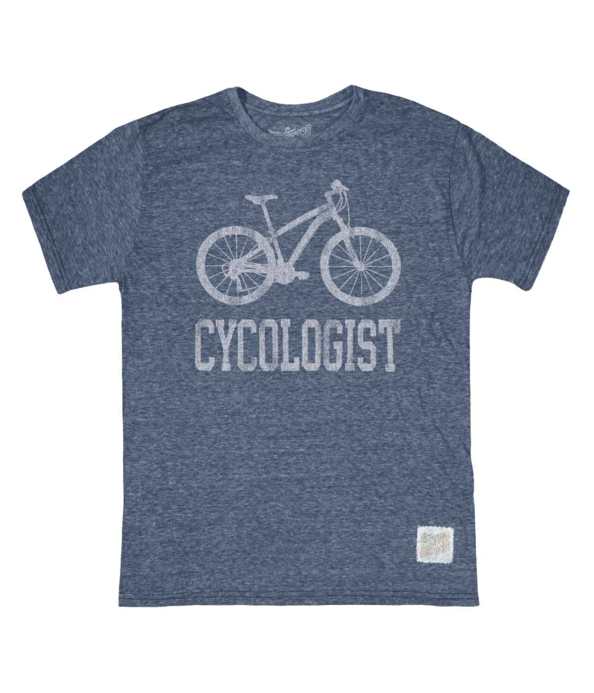 Cycologist Tee in Navy