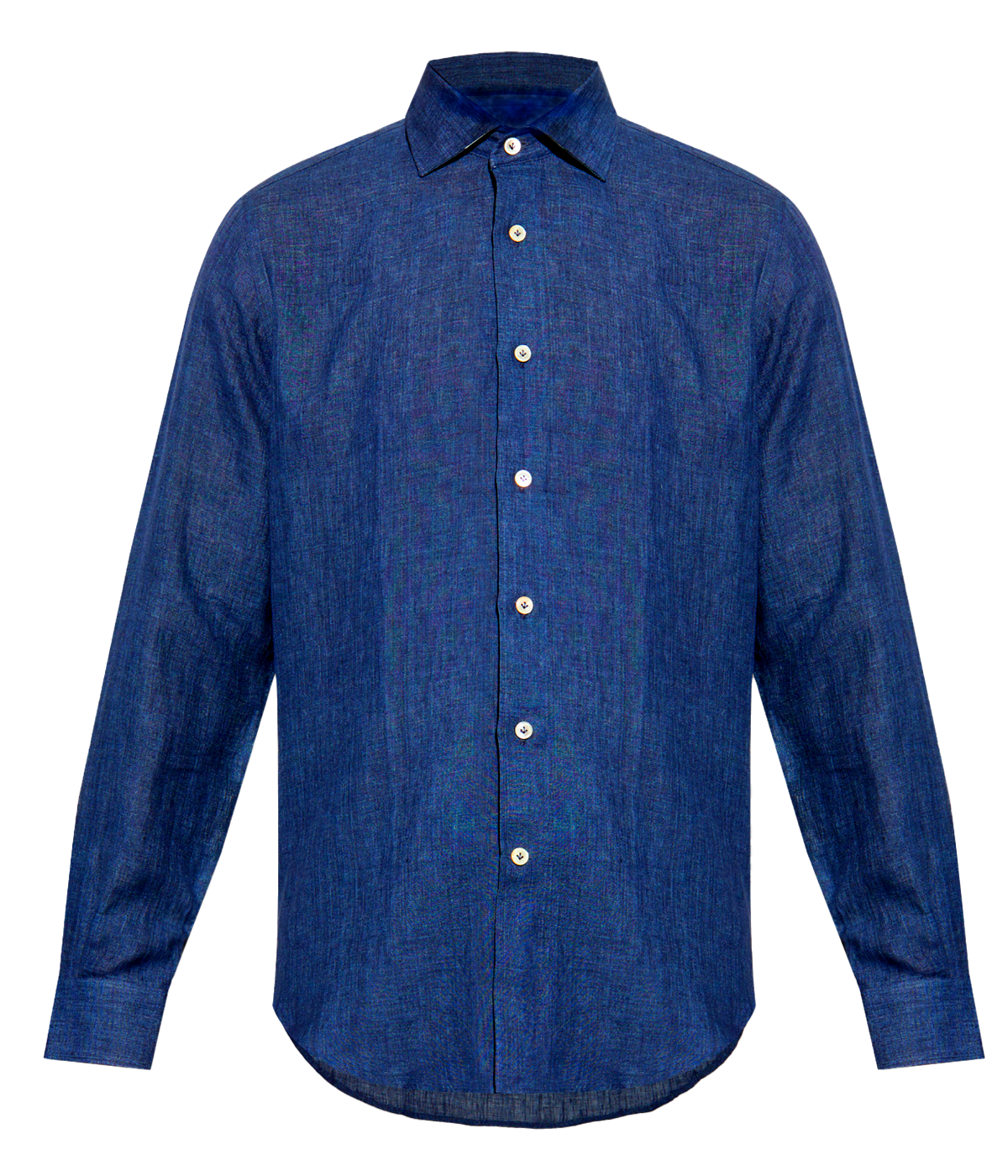 *FINAL SALE* Linen Long Sleeve Shirt in Blue