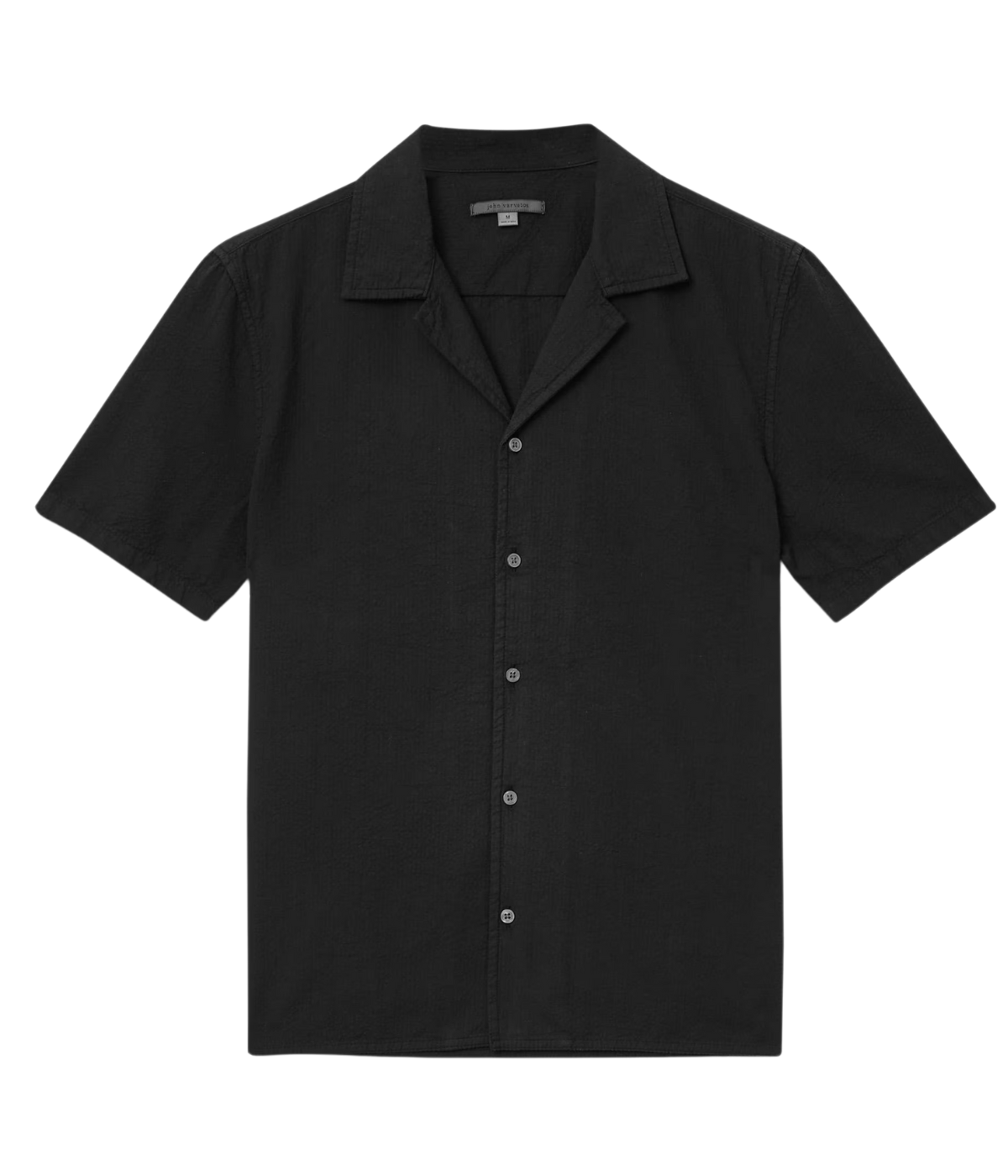Dan Camp Collar Shirt in Black