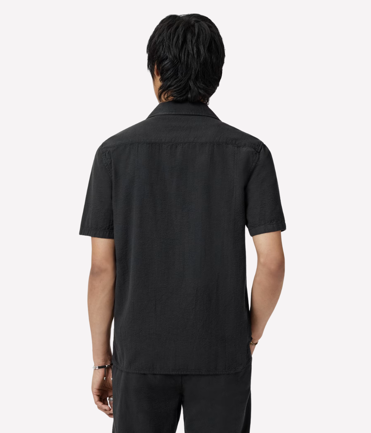 Dan Camp Collar Shirt in Black