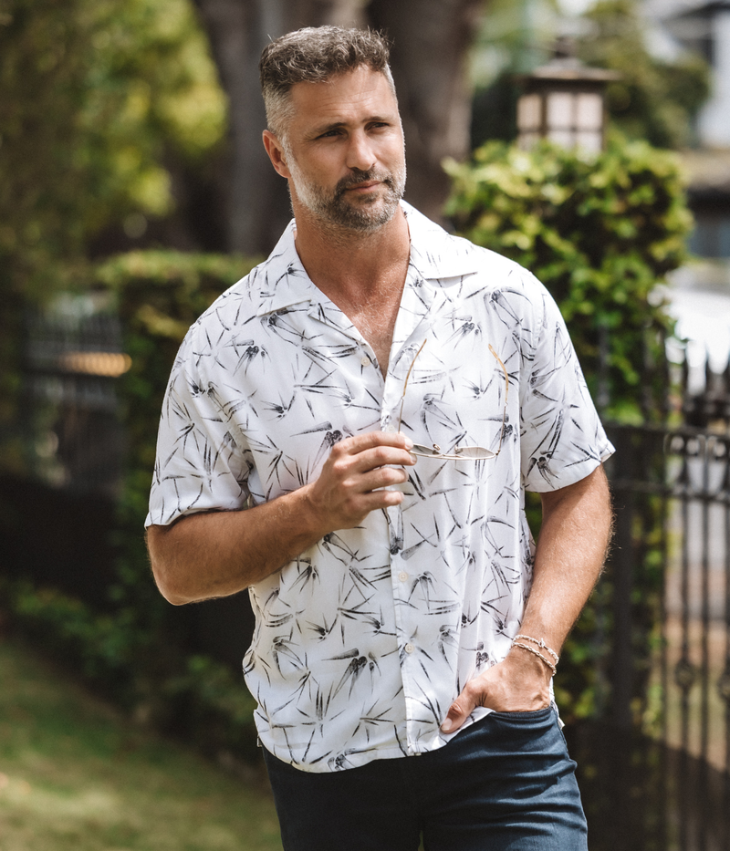 Dan Camp Collar Shirt in White