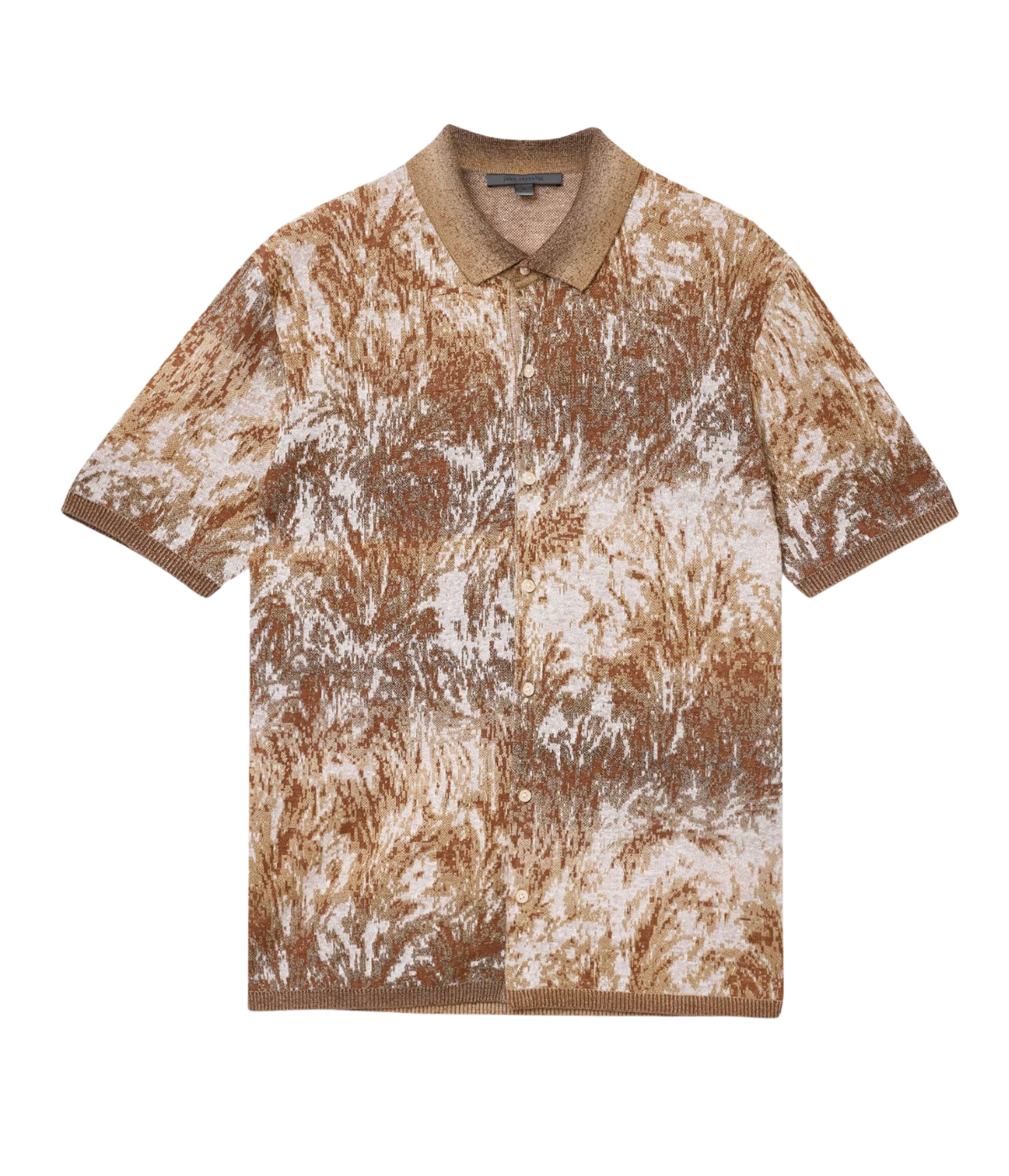Demonte Regular Fit Short Sleeve in Fossil Grey