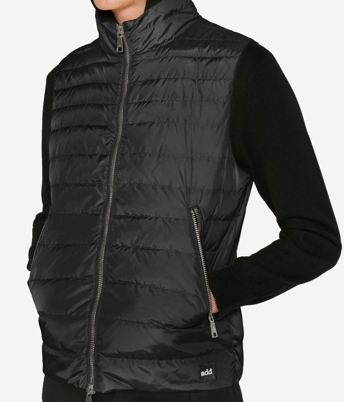 Down Vest in Noir