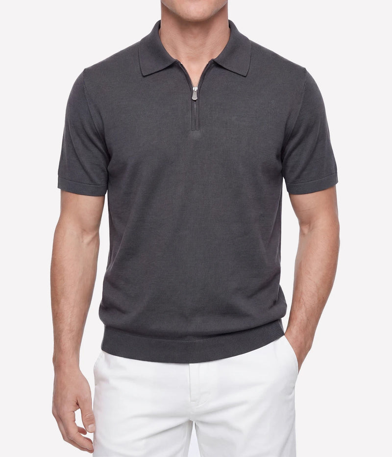Half Zip Sweater In Nero