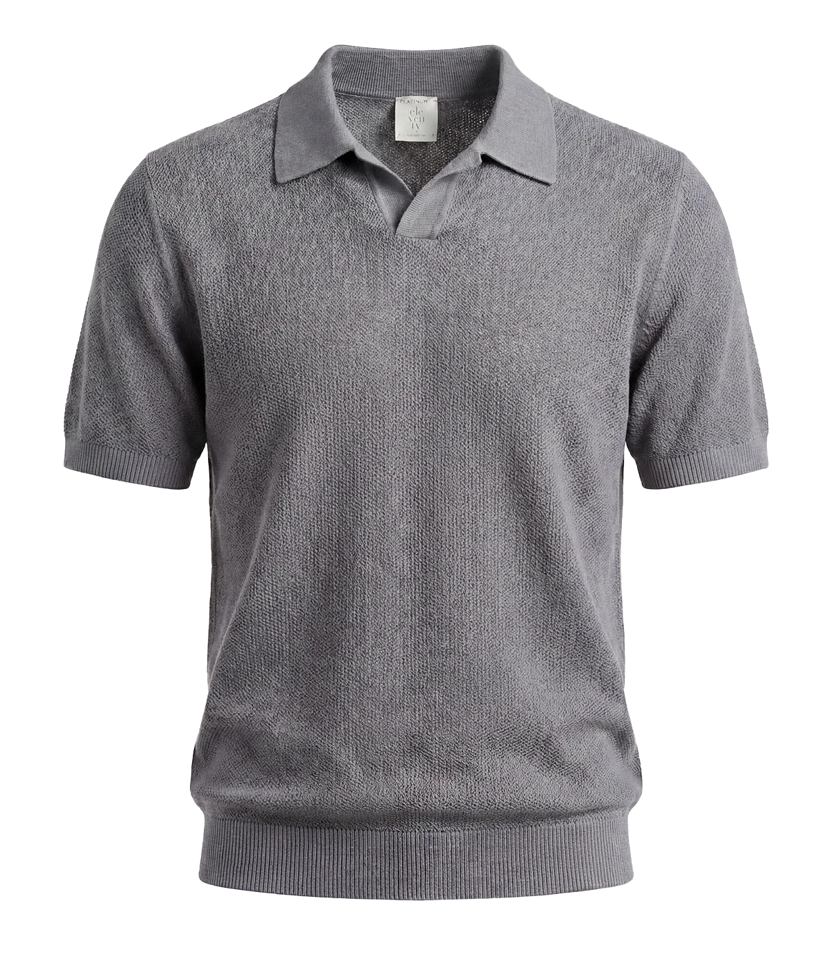 Short Sleeve Sweater In Denim
