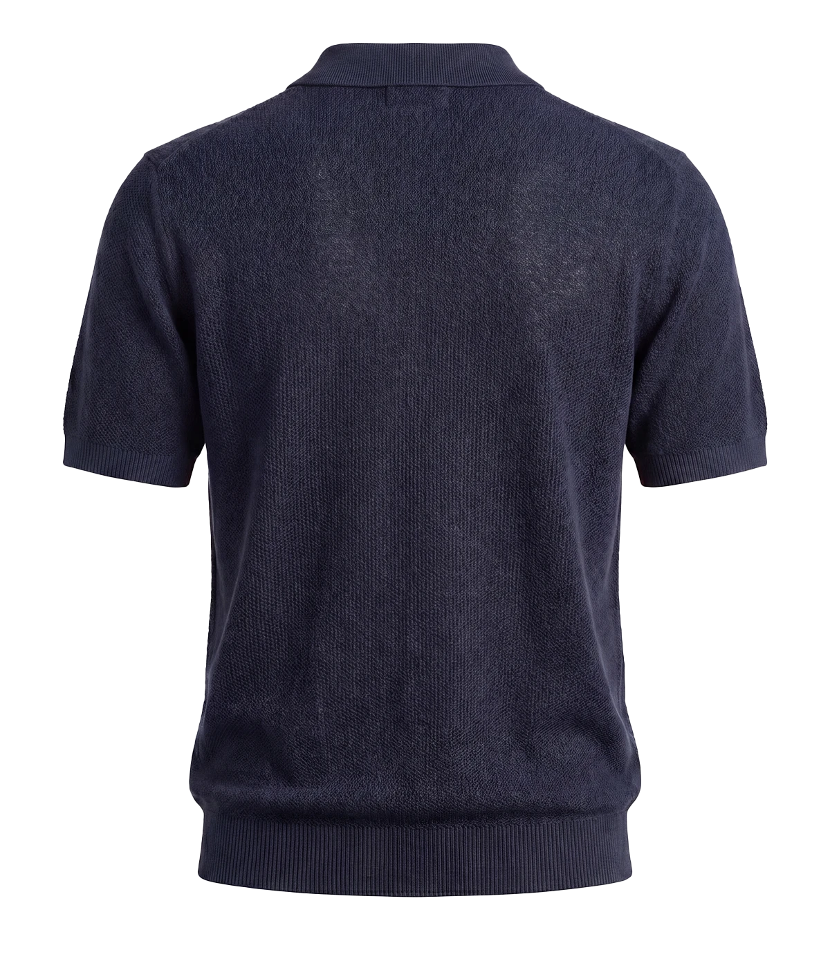 Short Sleeve Sweater In Blue