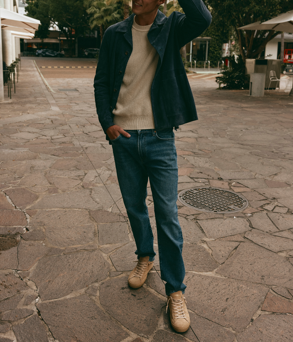 Elijah Straight Jean in Falling Water
