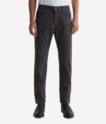 straight leg dark grey jeans by AG for en
