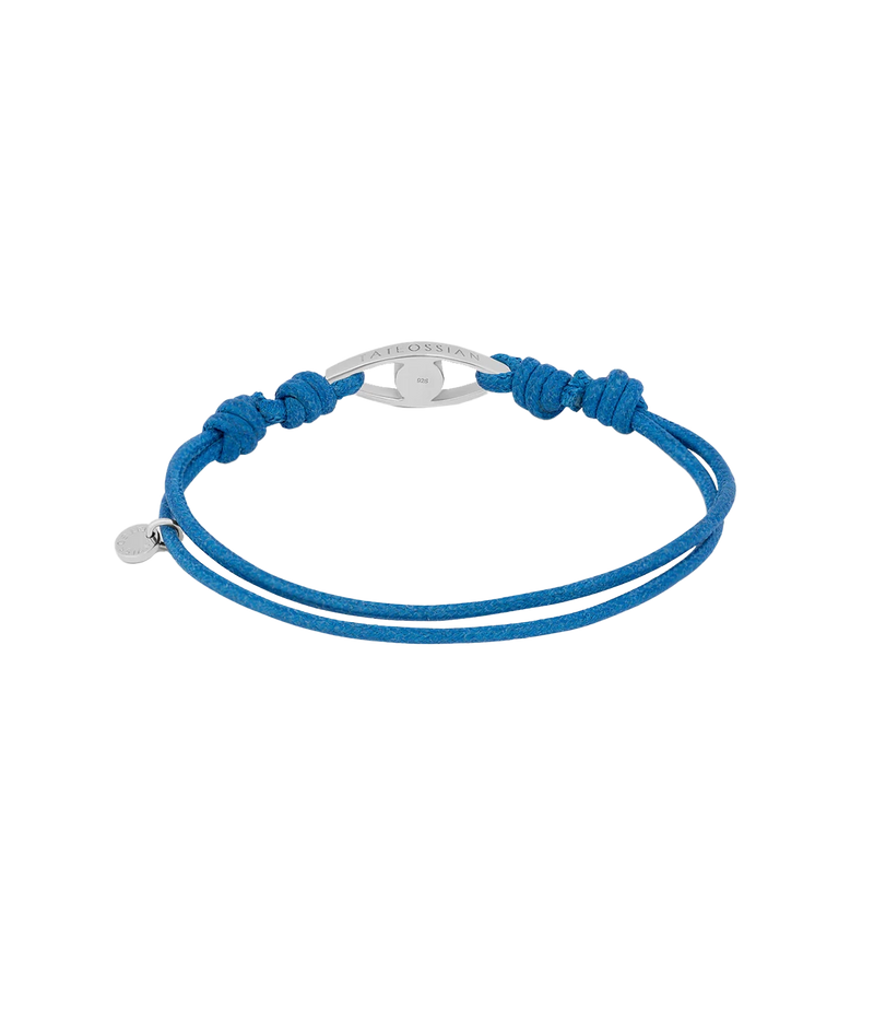 Evil Eye Bracelet Cord in Blue