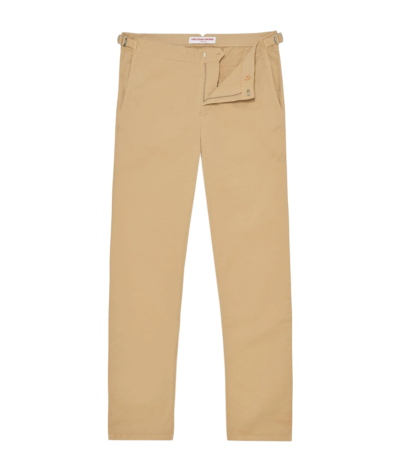 Fallon Stretch Cotton Pant in Sand Dune