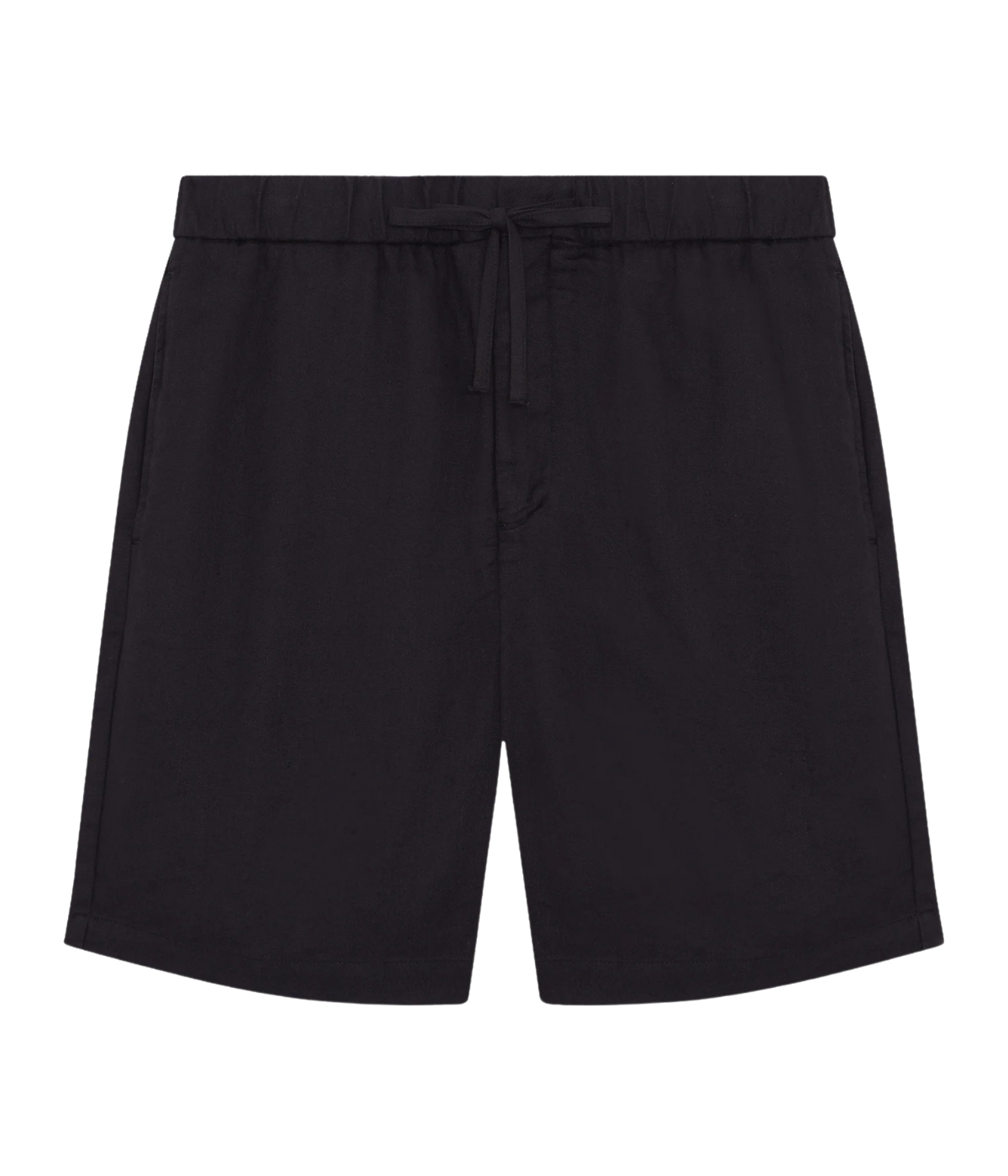 Felipe STR Linen Short in Black