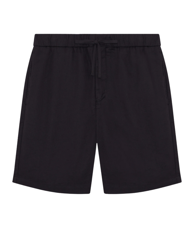 Felipe Linen Short in Black