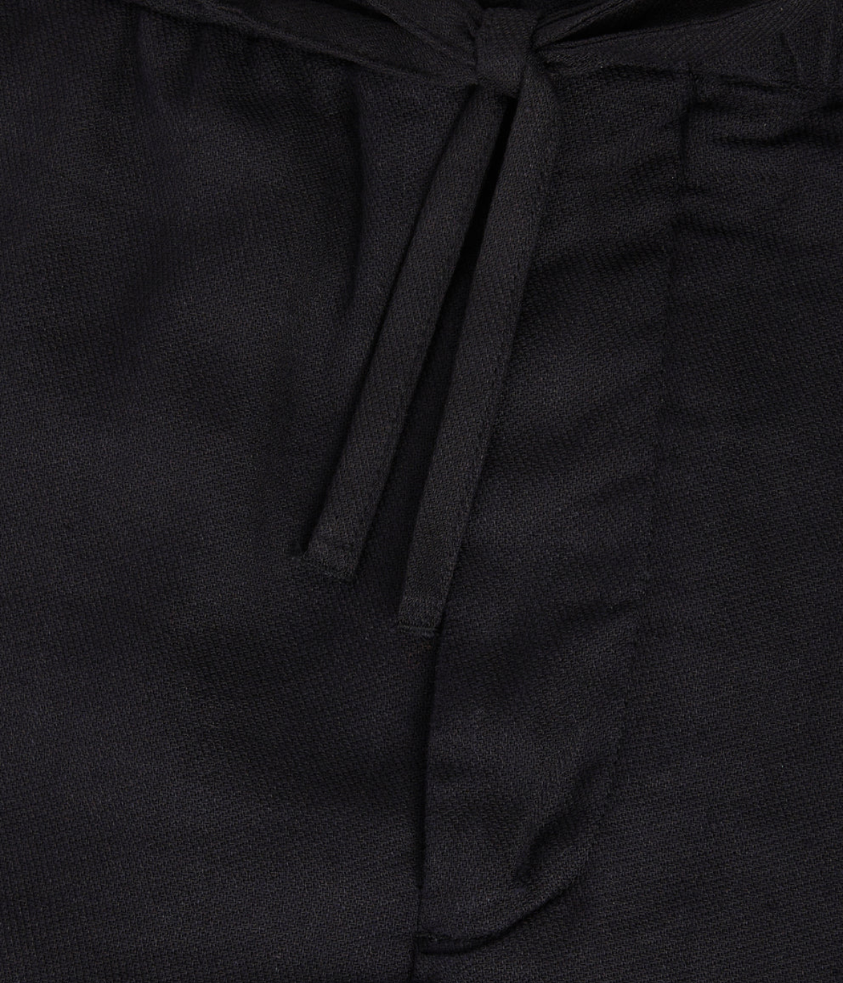 Felipe Linen Short in Black