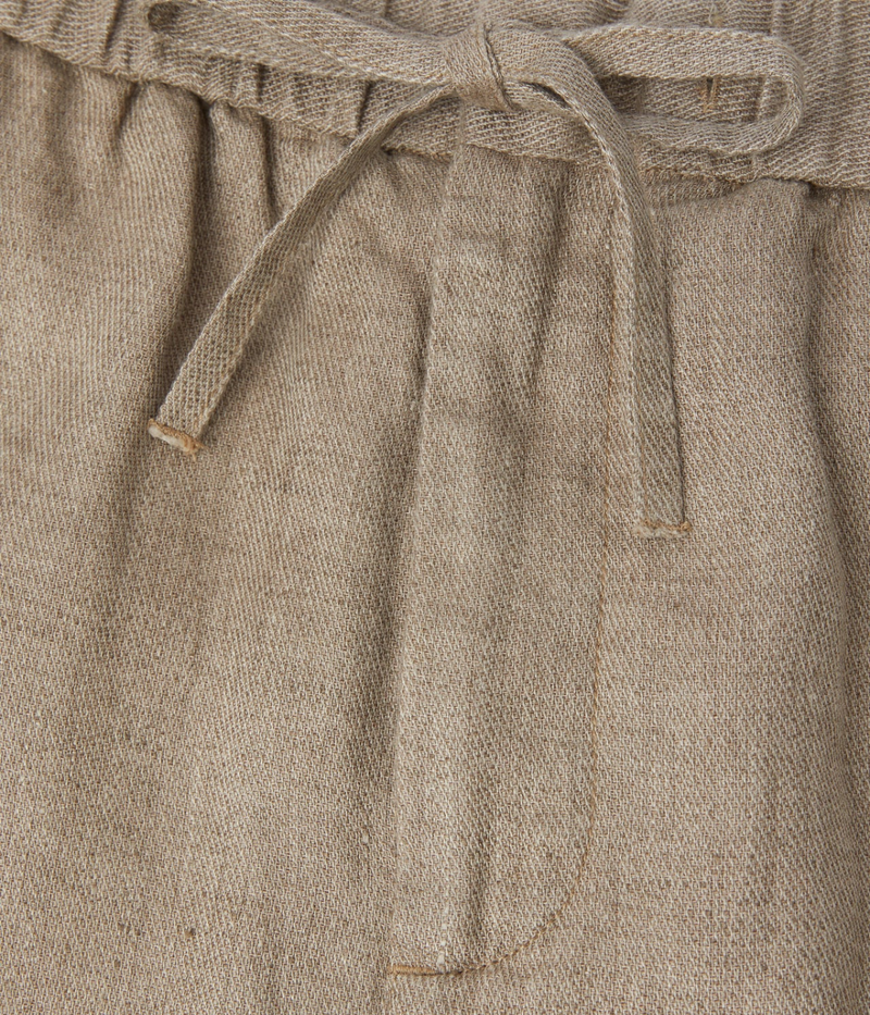 Felipe Linen Short in Khaki