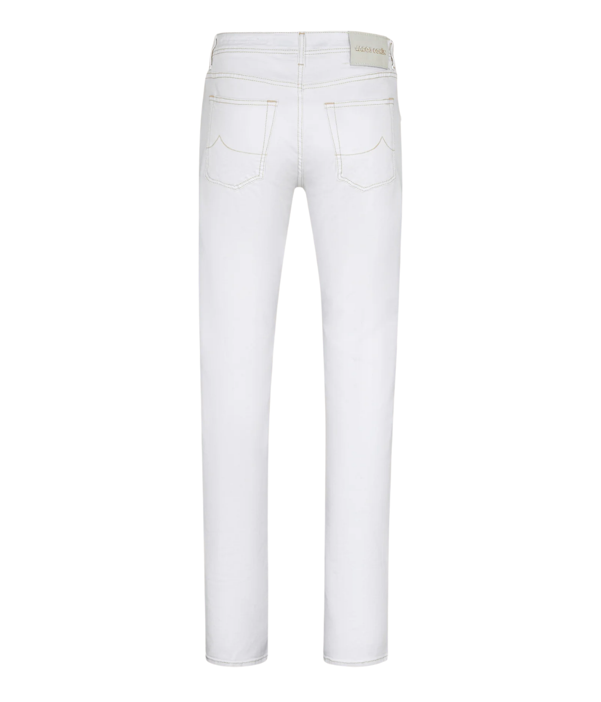 Bard 5 Pkt Slim Fit Bull in Optical White