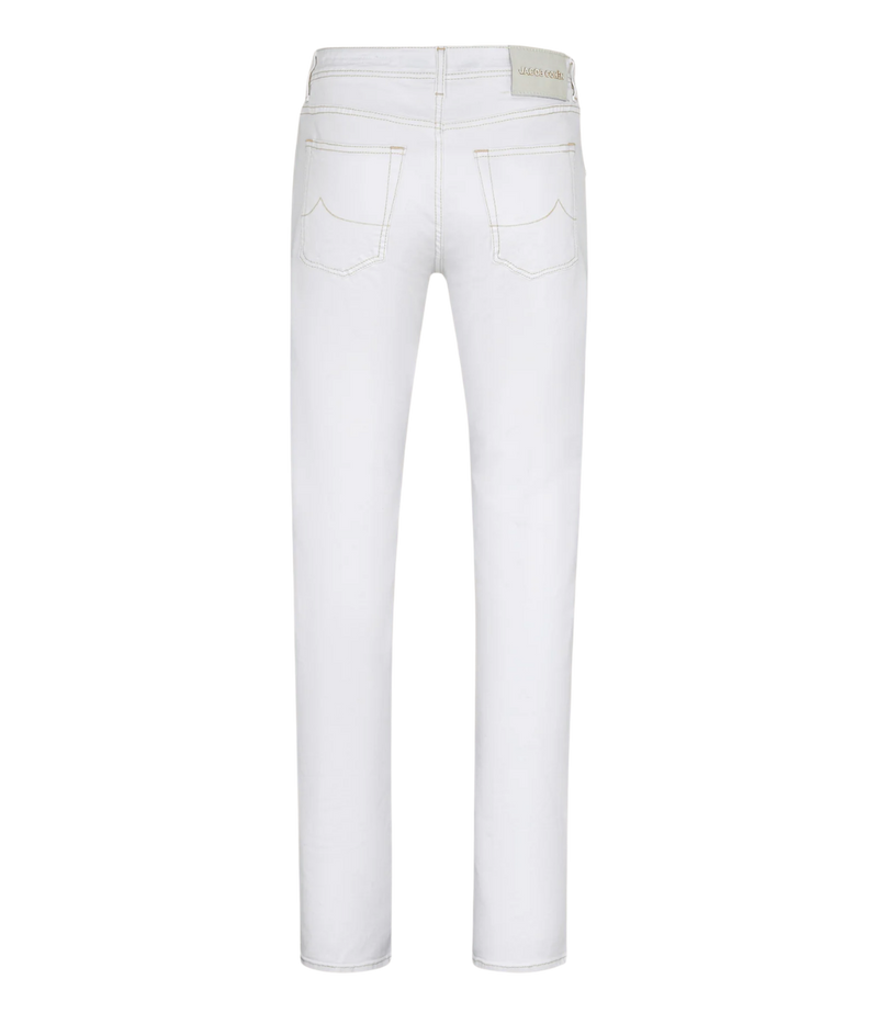 Bard 5 Pkt Slim Fit Bull in Optical White