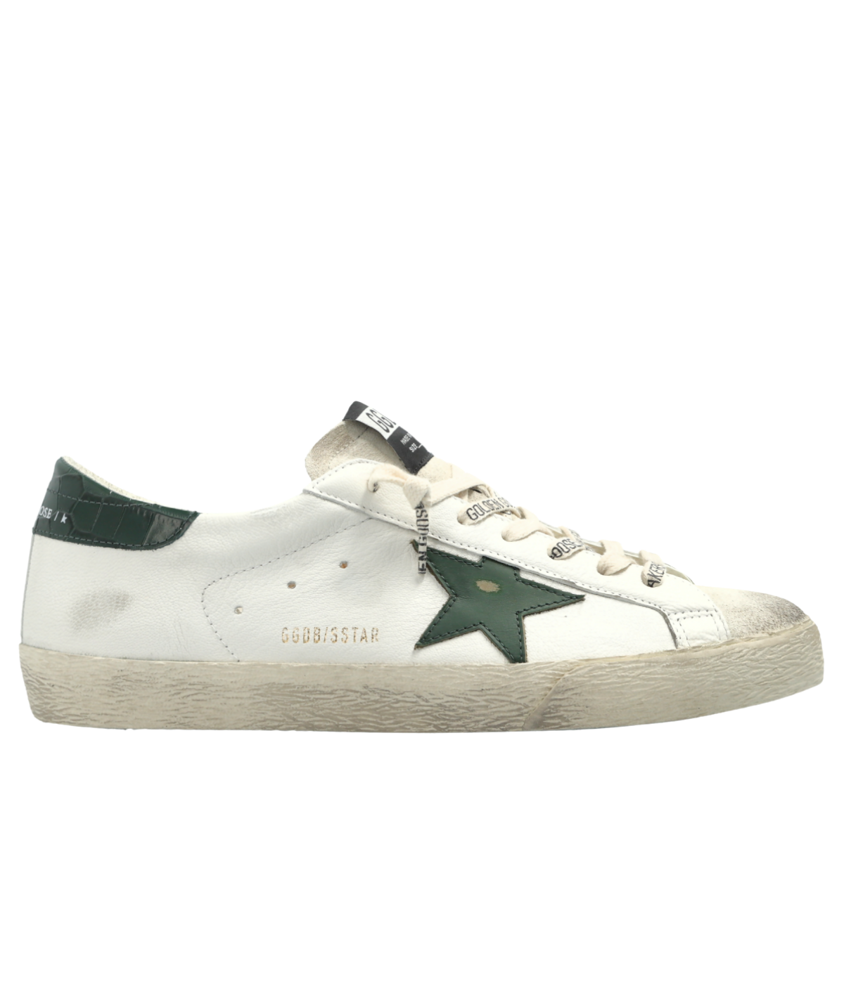 Super Star Sneaker In White/Green