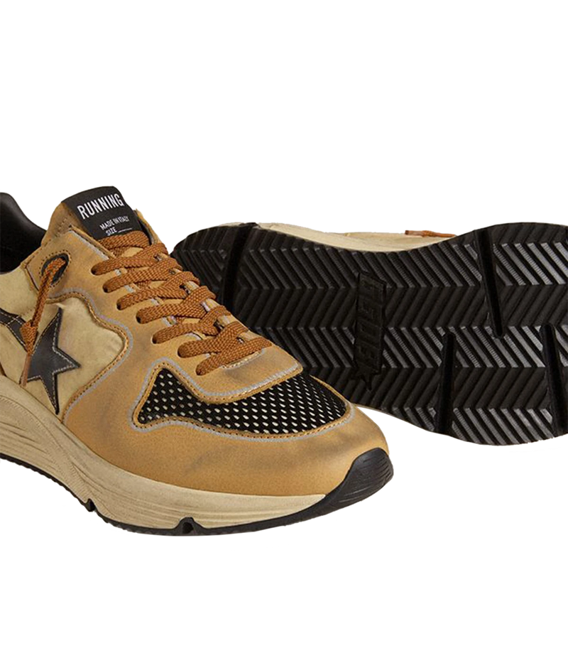 *FINAL SALE*Running Sole Sneaker in Beige & Black