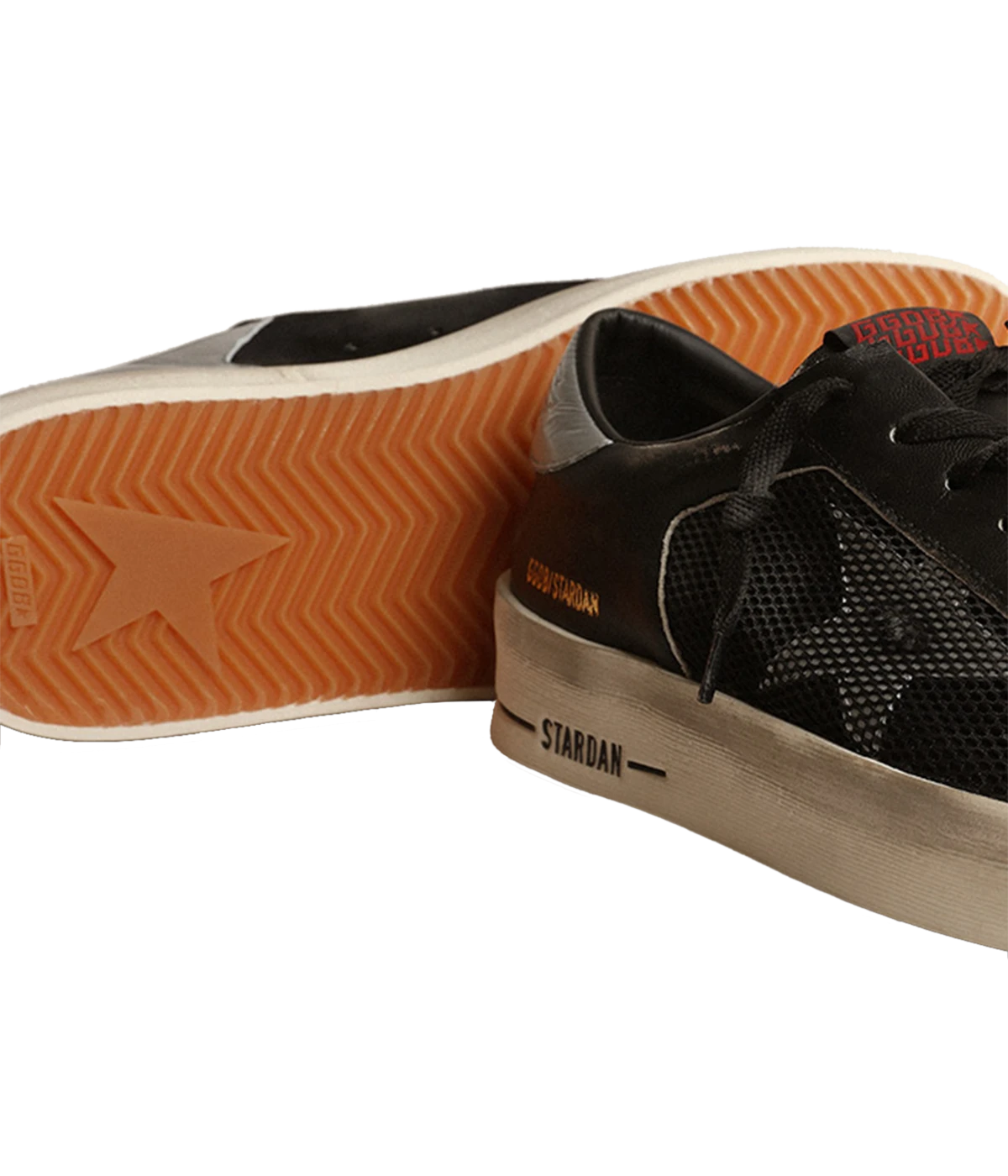 Stardan Sneaker in Black & Silver