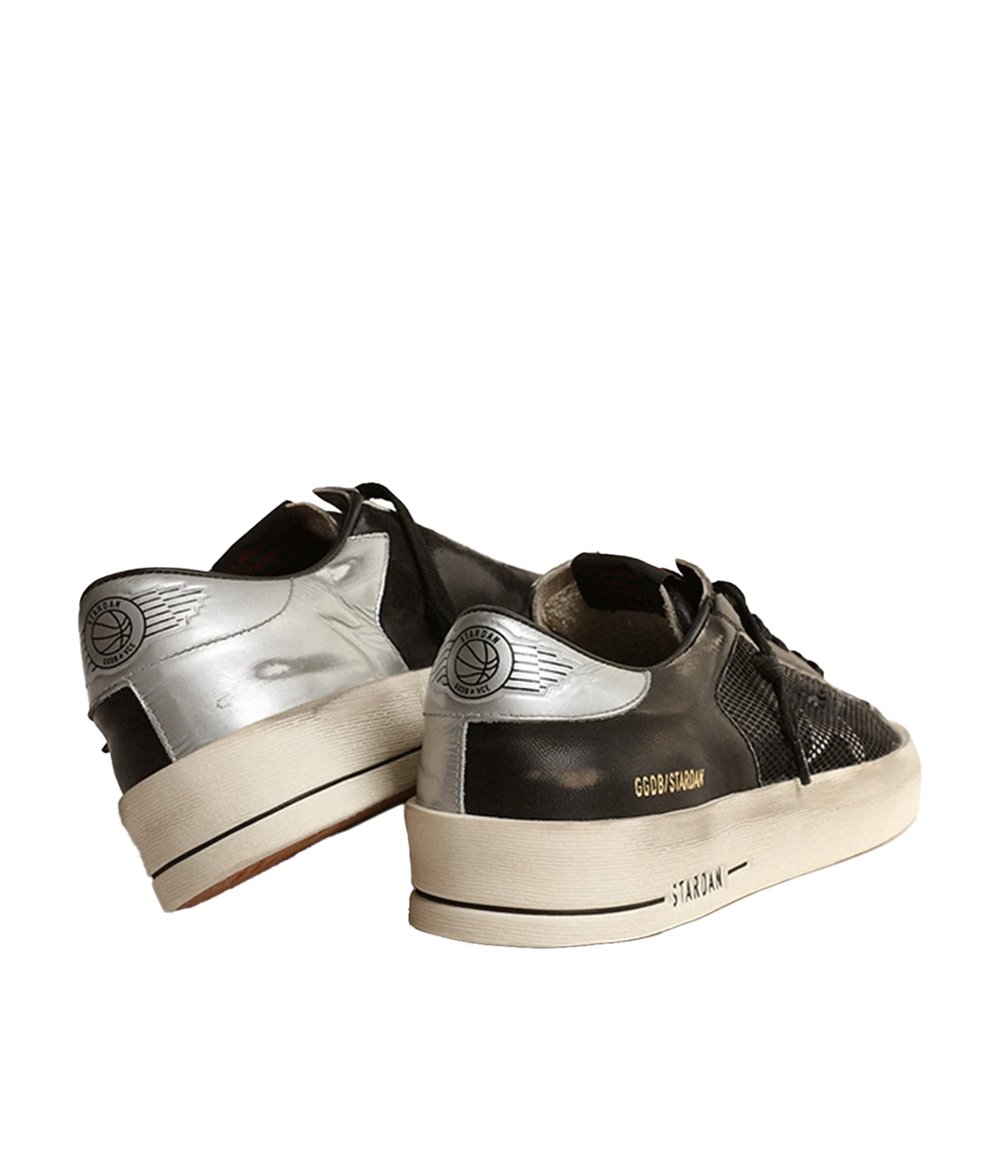 Stardan Sneaker in Black & Silver