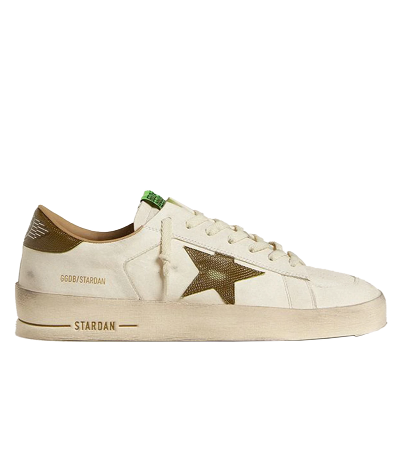 Stardan Sneaker in White & Green