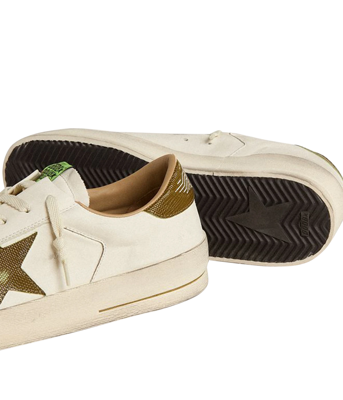 Stardan Sneaker in White & Green