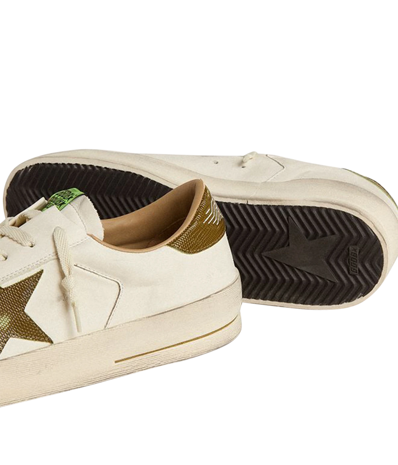 Stardan Sneaker in White & Green