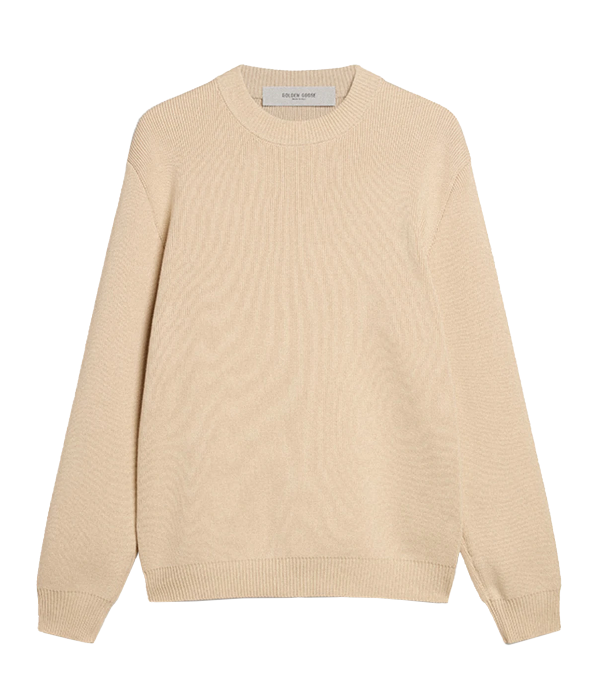 Golden Regular Crew Neck Knit in Travertine