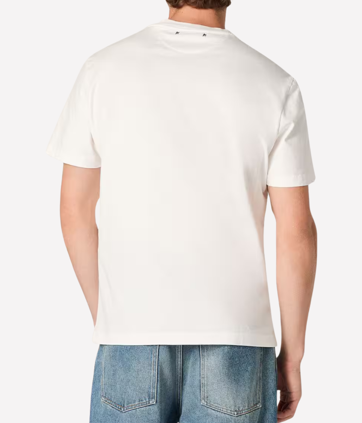 Journey Regular Logo Print T-Shirt in Vintage White