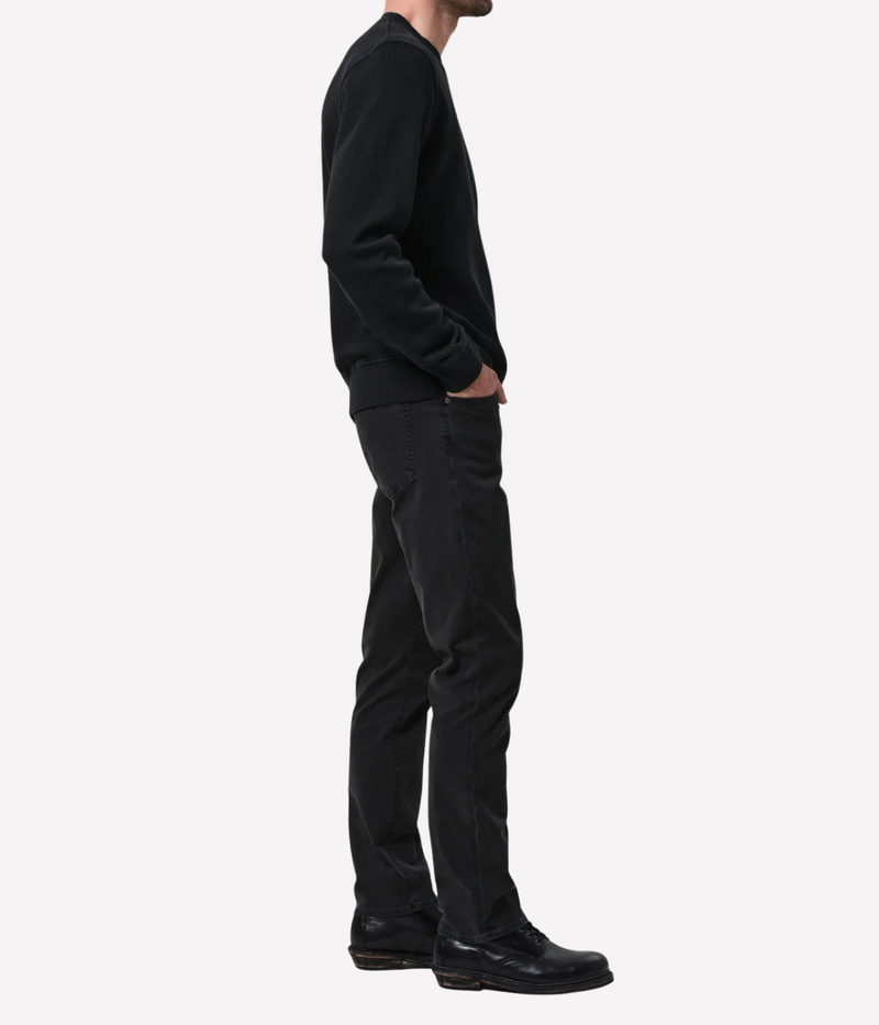 Gage Italian Canvas In Chace Charcoal