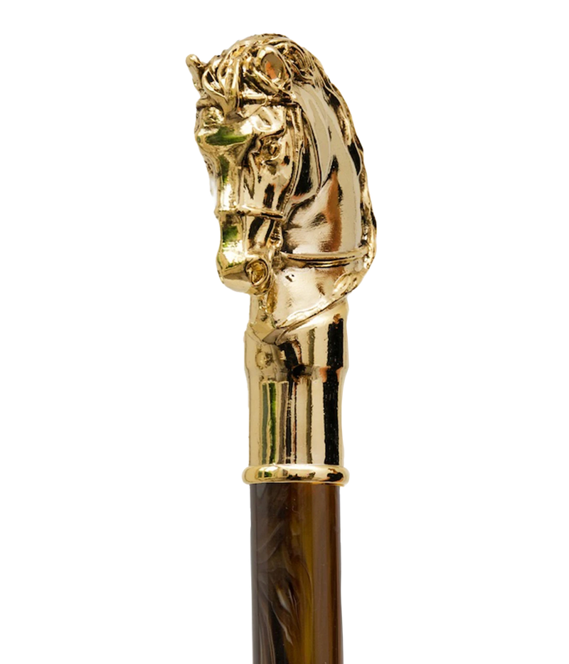 Horse Shoe Horn in Gold