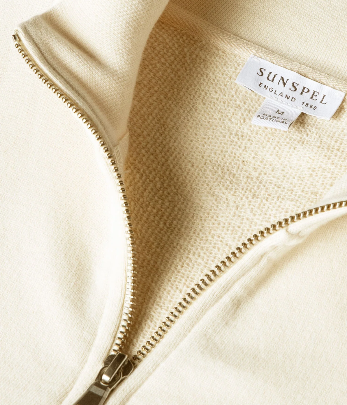 Half Zip Sweatshirt in Undyed