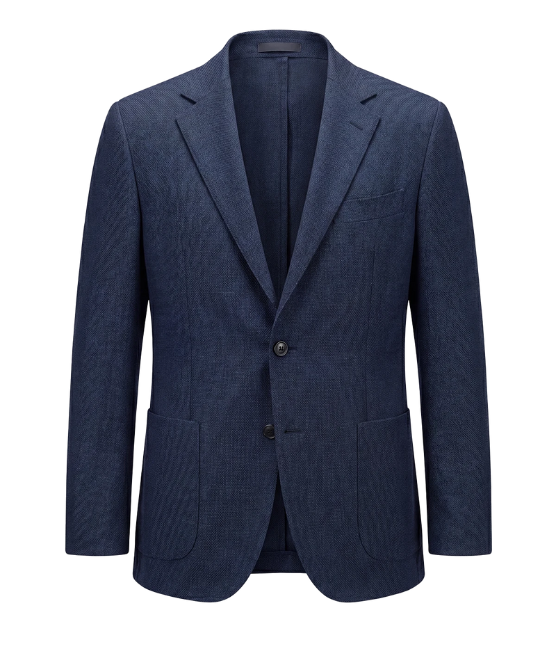 Men Loro Piana Blazer in Navy Blue