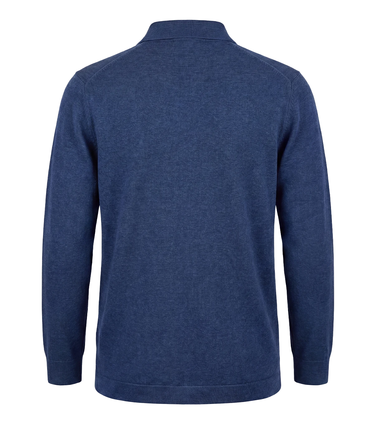 Knitted Pullover Polo in INDIGO