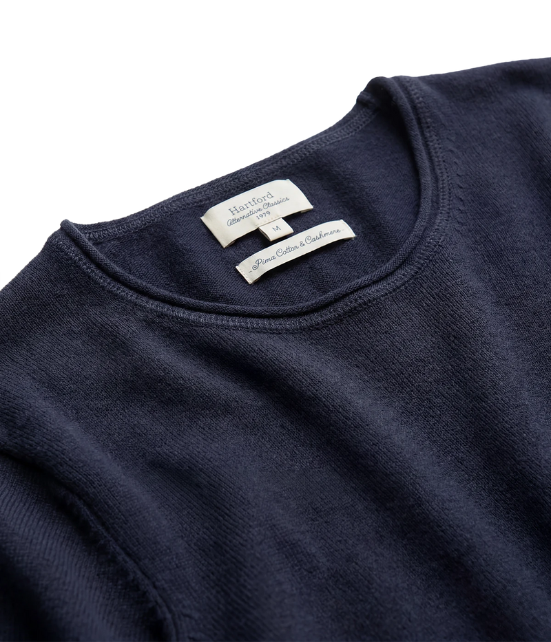 Knitted Pullover in NAVY