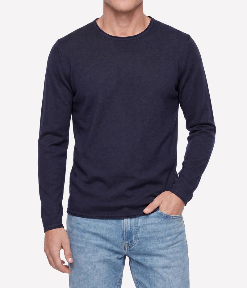Knitted Pullover in NAVY
