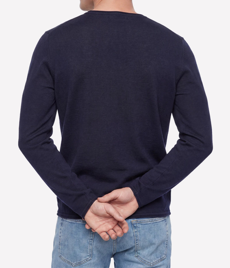Knitted Pullover in NAVY