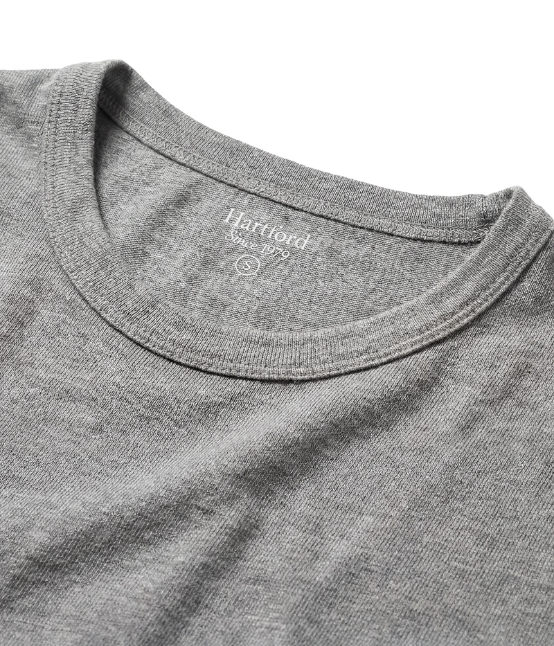 Knitted T Shirt in ARMY