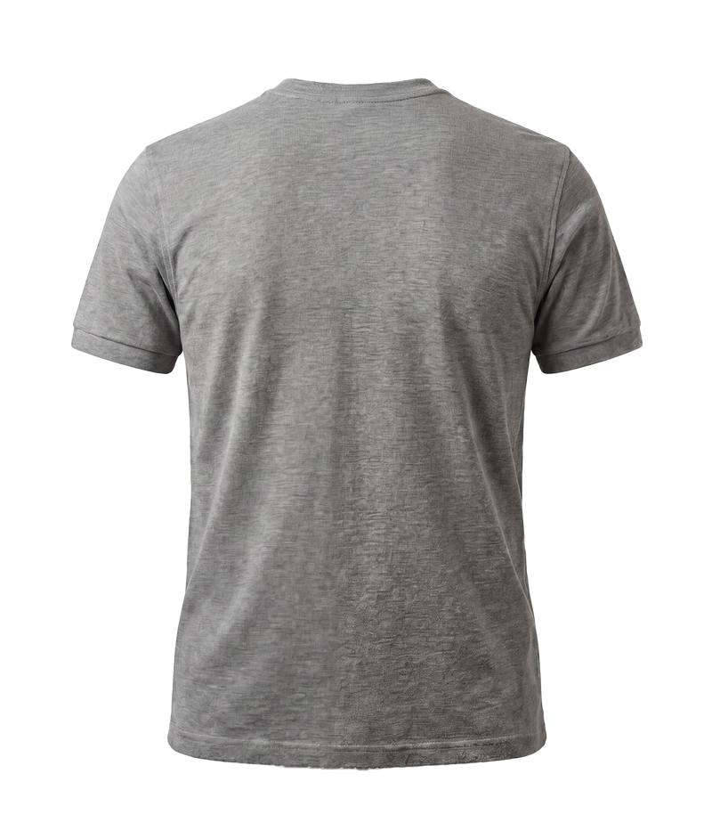 Knitted T Shirt in ARMY