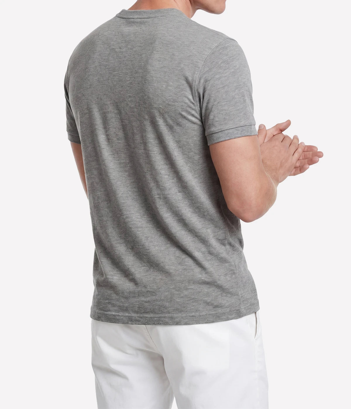 Knitted T Shirt in ARMY