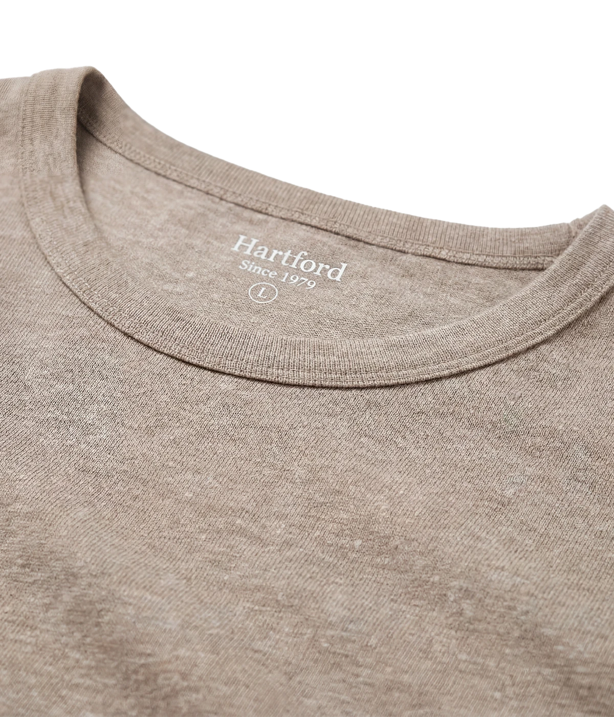 Knitted T Shirt in SAND