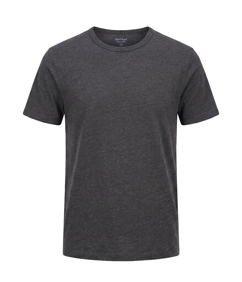 Knitted T Shirt in Thunder