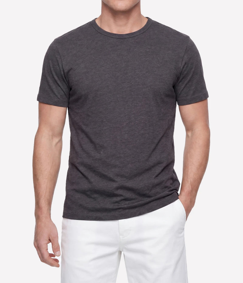 Knitted T Shirt in Thunder