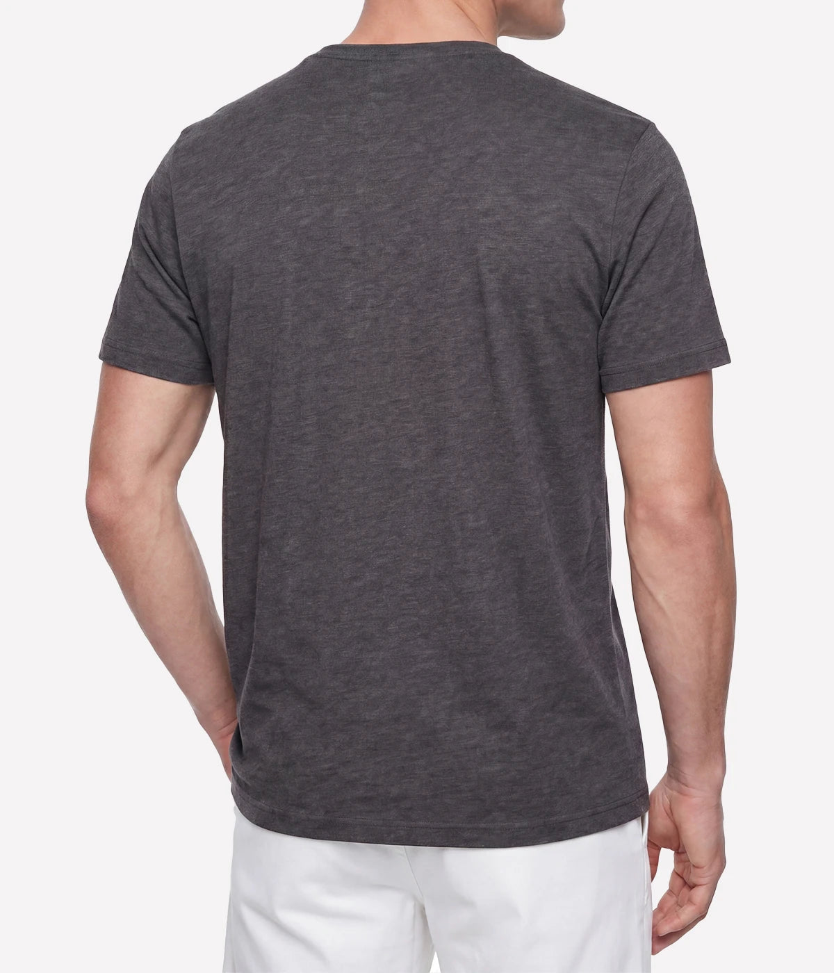Knitted T Shirt in Thunder