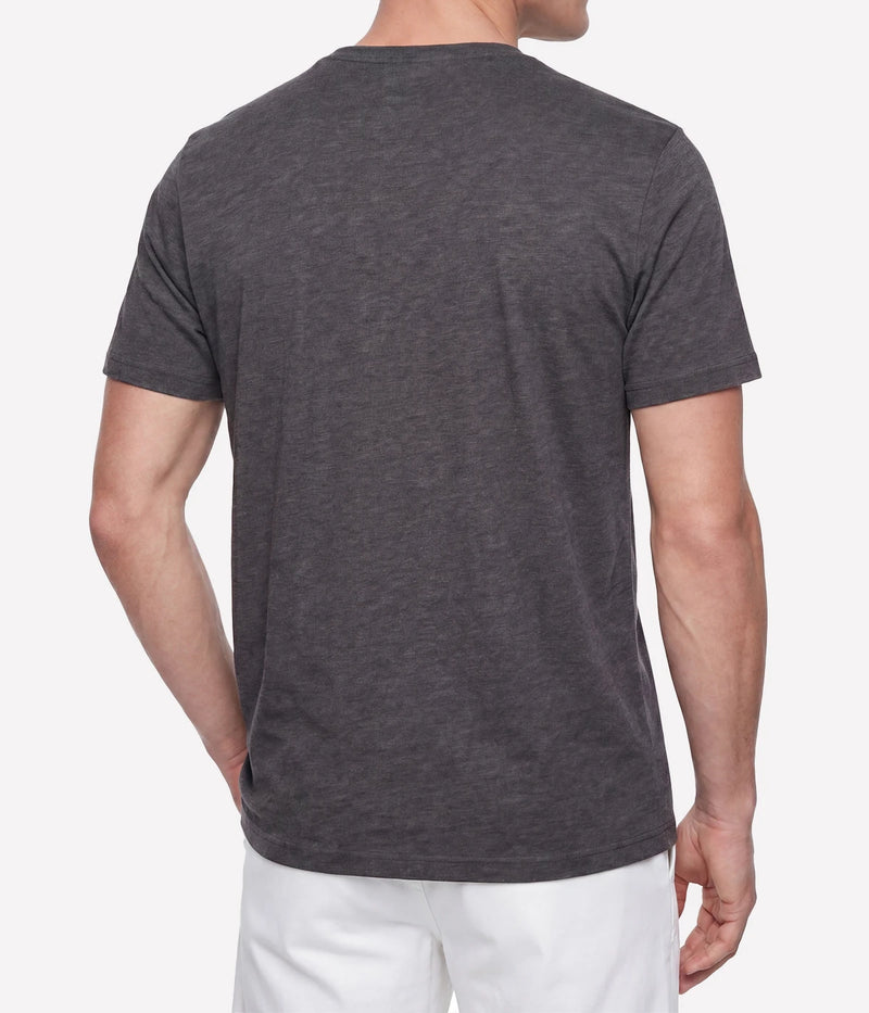 Knitted T Shirt in Thunder