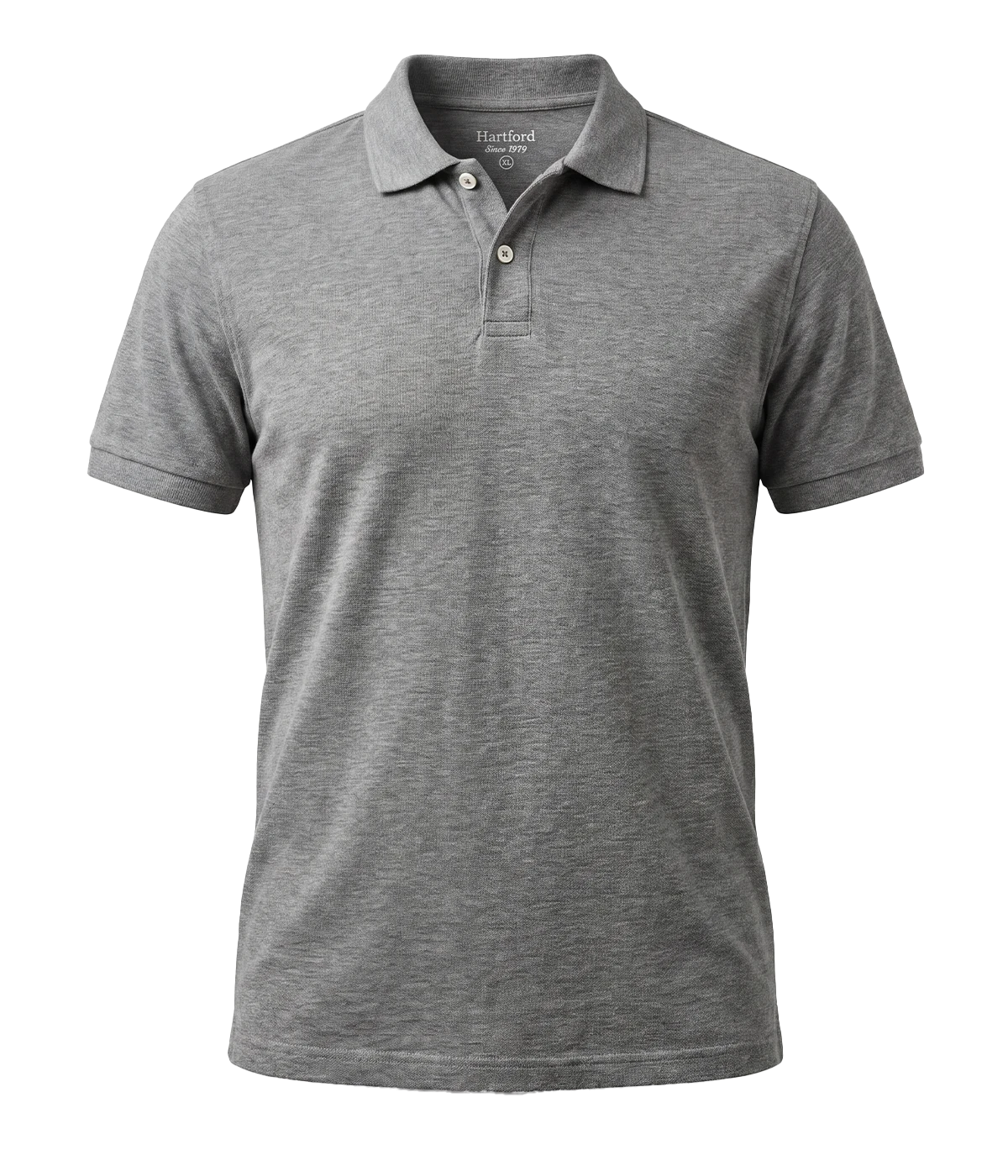 Men Knitted Polo in ARMY