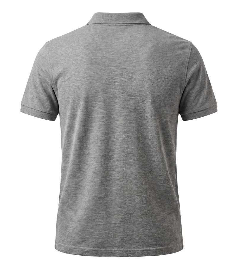 Men Knitted Polo in ARMY